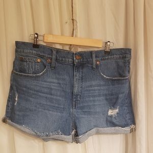 Madewell high rise shorts